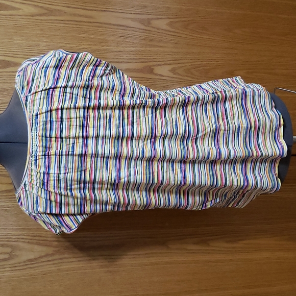 Liz Claiborne - Striped Peasant T-shirt - Ladies Large - Picture 10 of 10